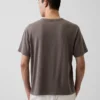 Φαρδύ T-shirt βαρέως βάρους για ενήλικες