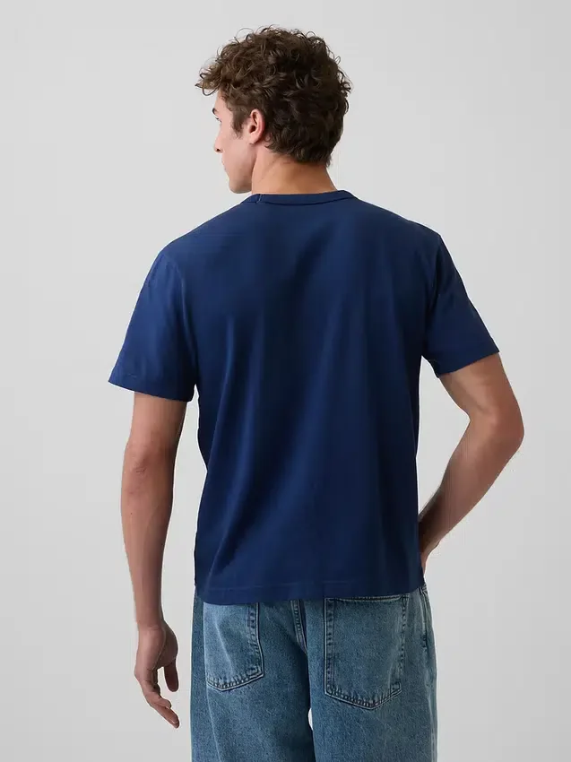 Φαρδύ T-shirt βαρέως βάρους για ενήλικες
