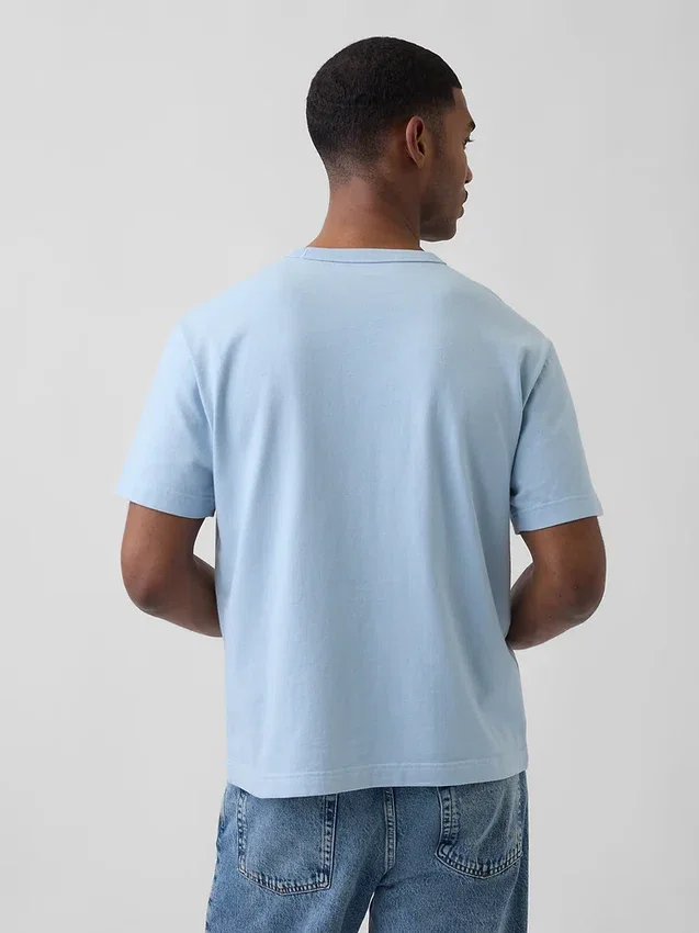 Φαρδύ T-shirt βαρέως βάρους για ενήλικες