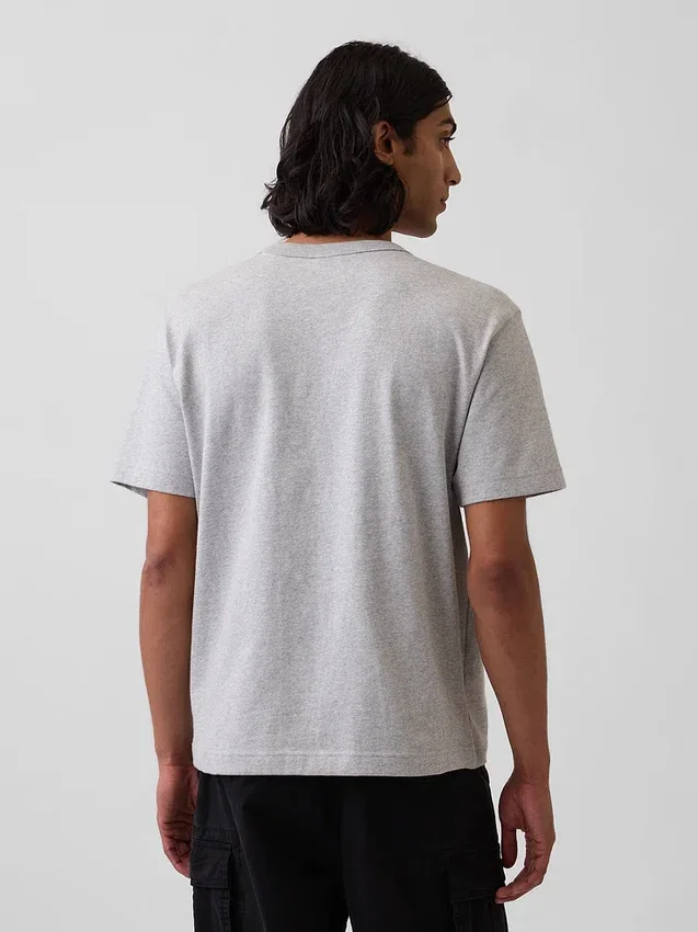 Φαρδύ T-shirt βαρέως βάρους για ενήλικες