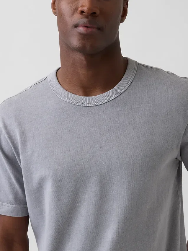 Φαρδύ T-shirt βαρέως βάρους για ενήλικες