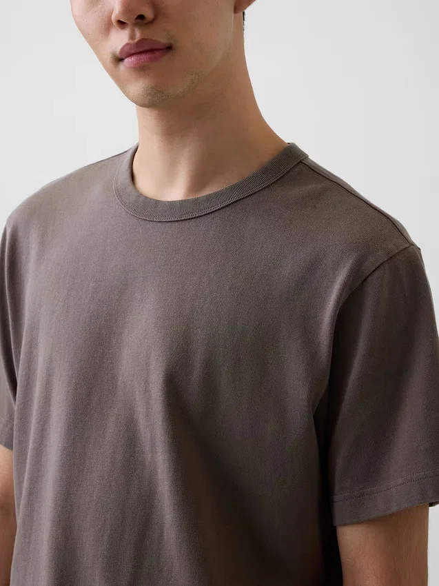 Φαρδύ T-shirt βαρέως βάρους για ενήλικες