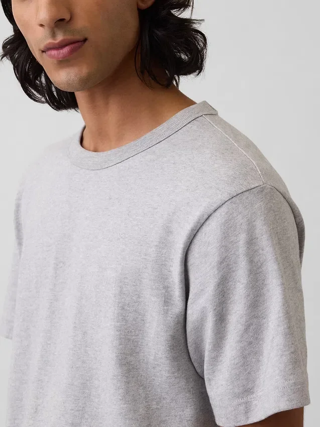 Φαρδύ T-shirt βαρέως βάρους για ενήλικες