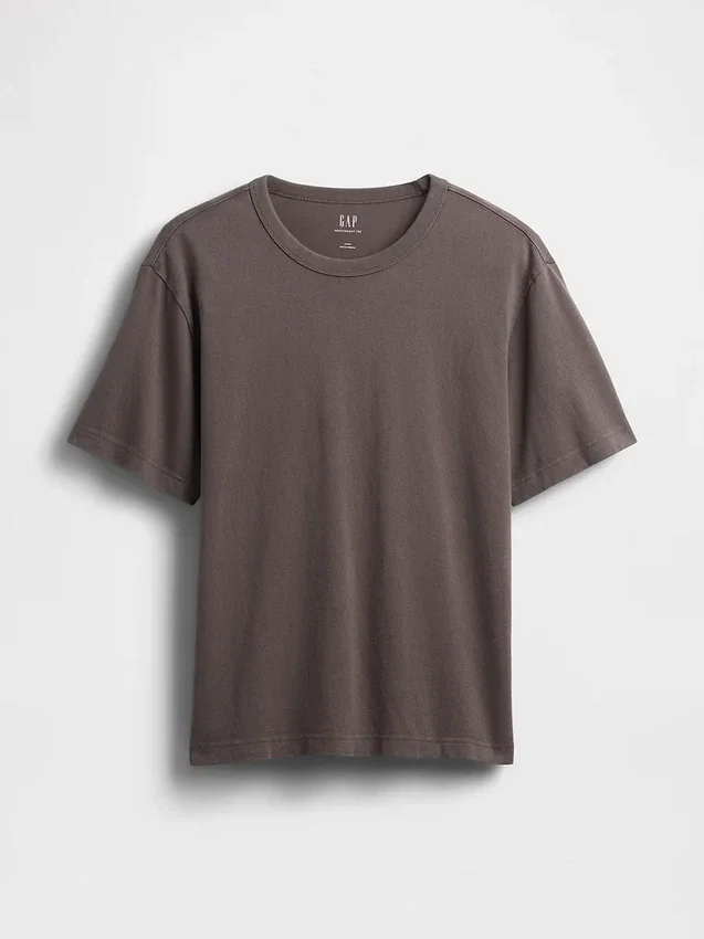 Φαρδύ T-shirt βαρέως βάρους για ενήλικες