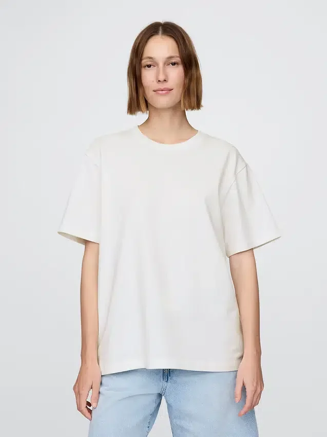 Φαρδύ T-shirt βαρέως βάρους για ενήλικες