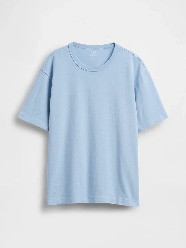 Φαρδύ T-shirt βαρέως βάρους για ενήλικες