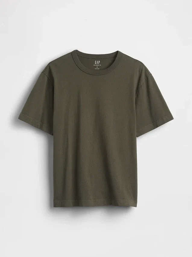 Φαρδύ T-shirt βαρέως βάρους για ενήλικες