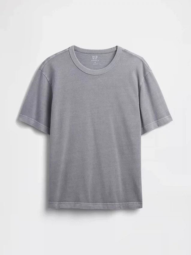Φαρδύ T-shirt βαρέως βάρους για ενήλικες