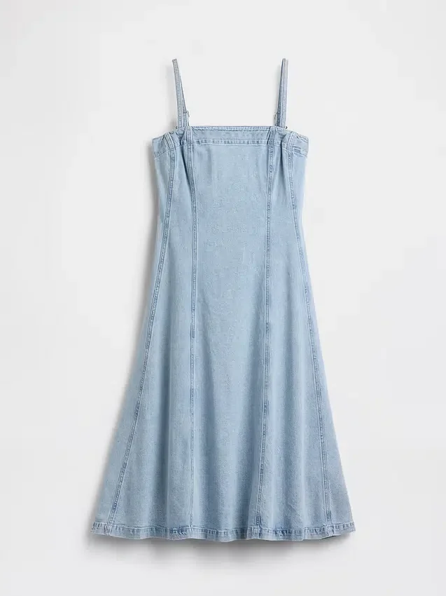 Φορέμα μίντι από τζιν