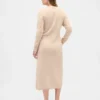 Φόρεμα-πουλόβερ εγκυμοσύνης CashSoft με V-neck