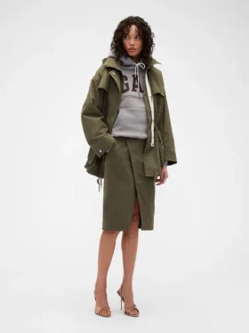 Φούστα τύπου cargo GAP × Victoria Beckham