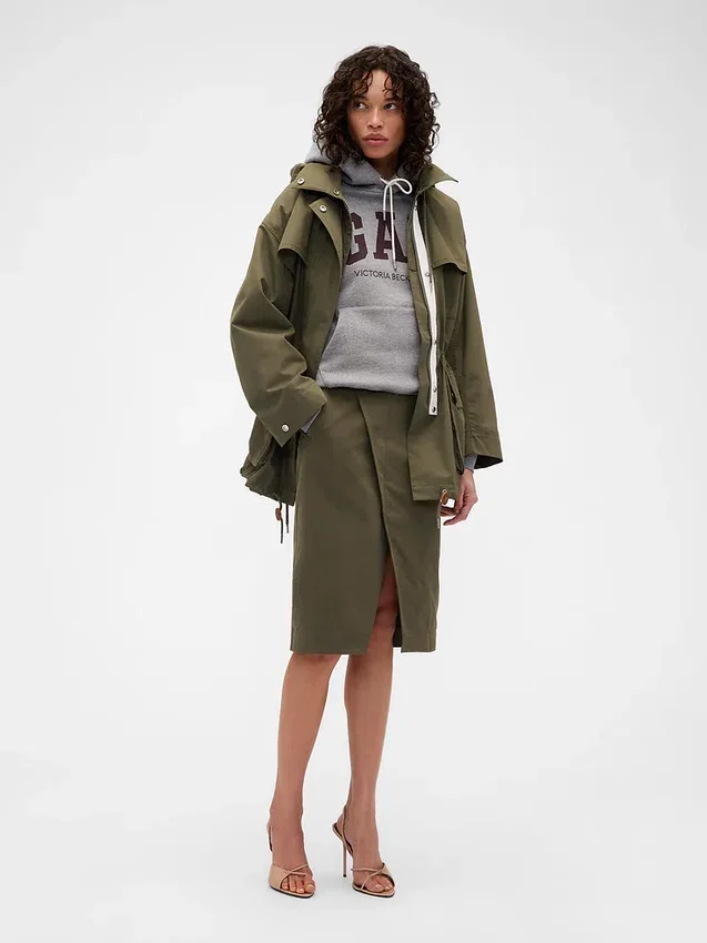 Φούστα τύπου cargo GAP × Victoria Beckham