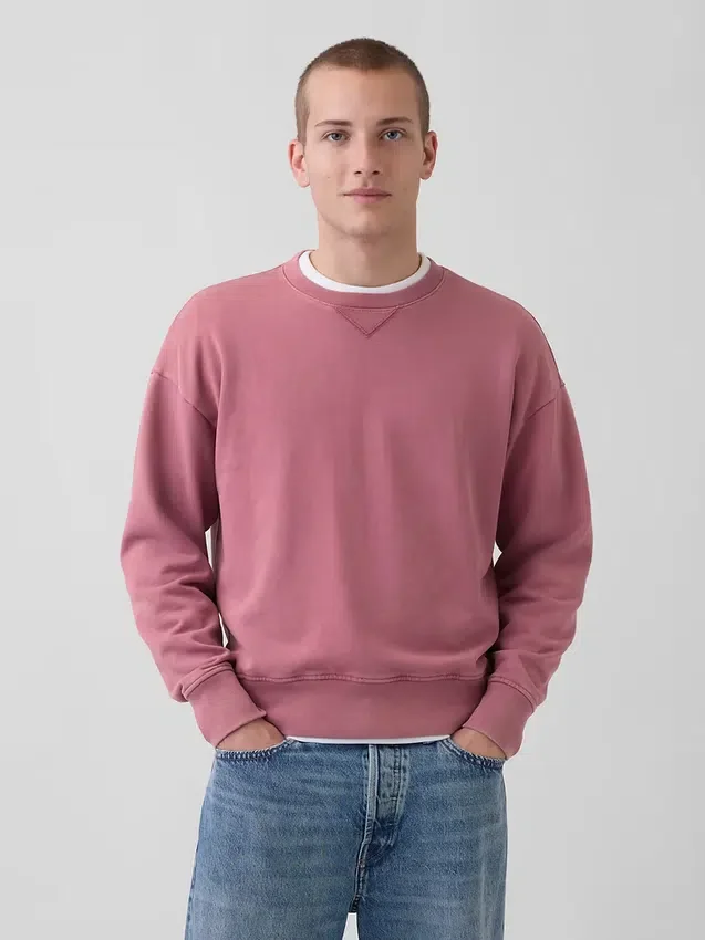 Φούτερ για ενήλικες από βαρύ φρεντς τερί σε oversized γραμμή