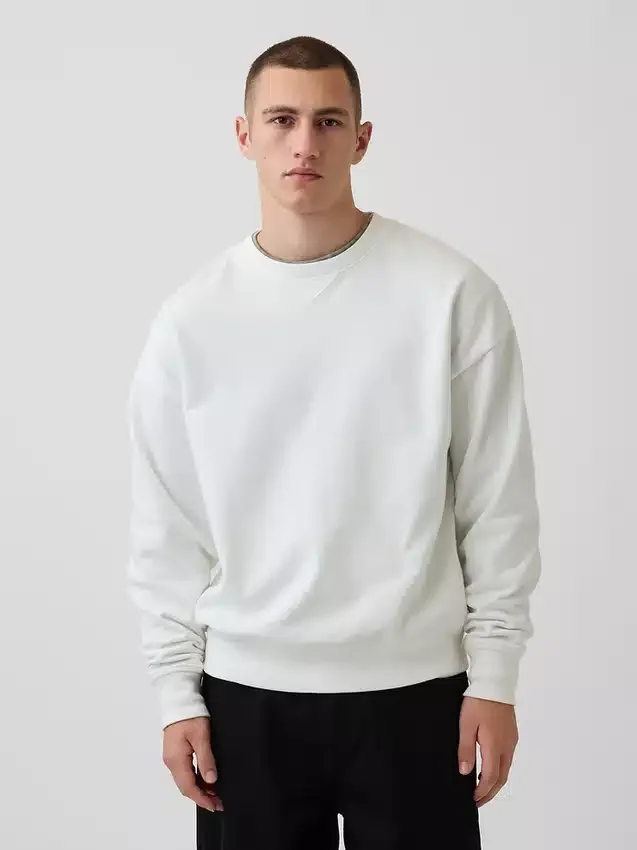Φούτερ για ενήλικες από βαρύ φρεντς τερί σε oversized γραμμή