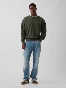 Φούτερ για ενήλικες από βαρύ φρεντς τερί σε oversized γραμμή