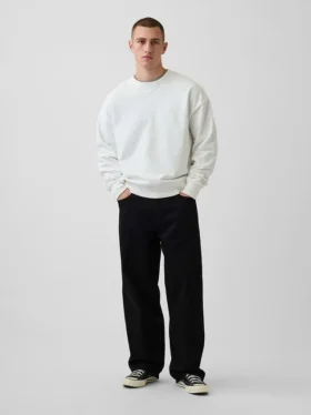 Φούτερ για ενήλικες από βαρύ φρεντς τερί σε oversized γραμμή