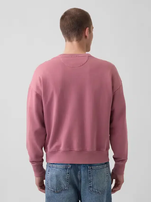 Φούτερ για ενήλικες από βαρύ φρεντς τερί σε oversized γραμμή