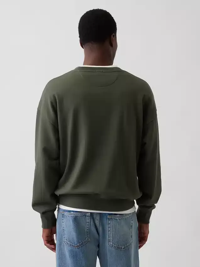 Φούτερ για ενήλικες από βαρύ φρεντς τερί σε oversized γραμμή