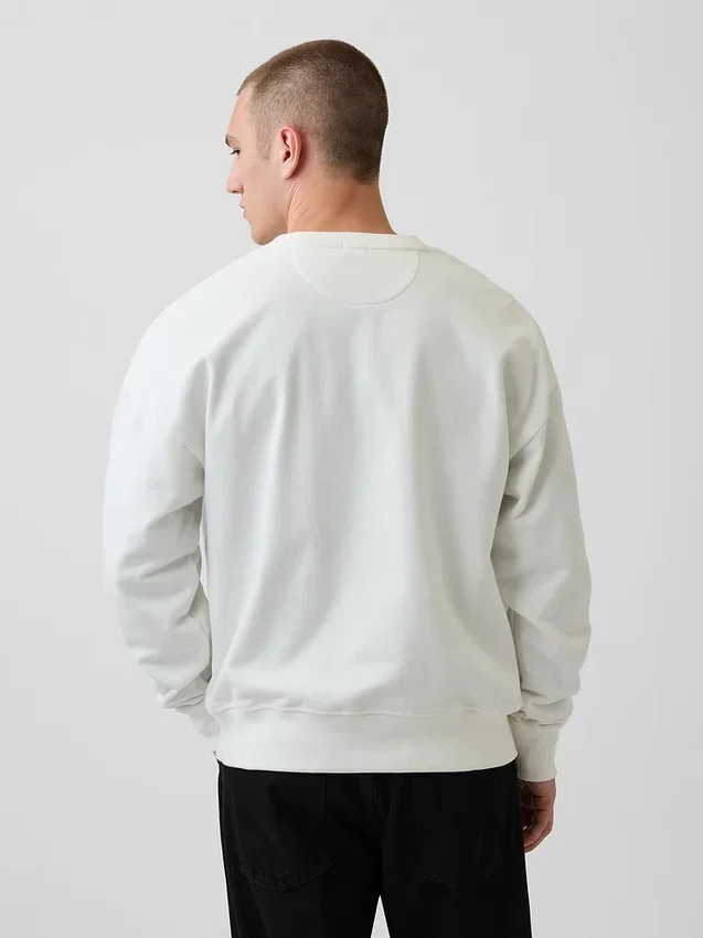 Φούτερ για ενήλικες από βαρύ φρεντς τερί σε oversized γραμμή
