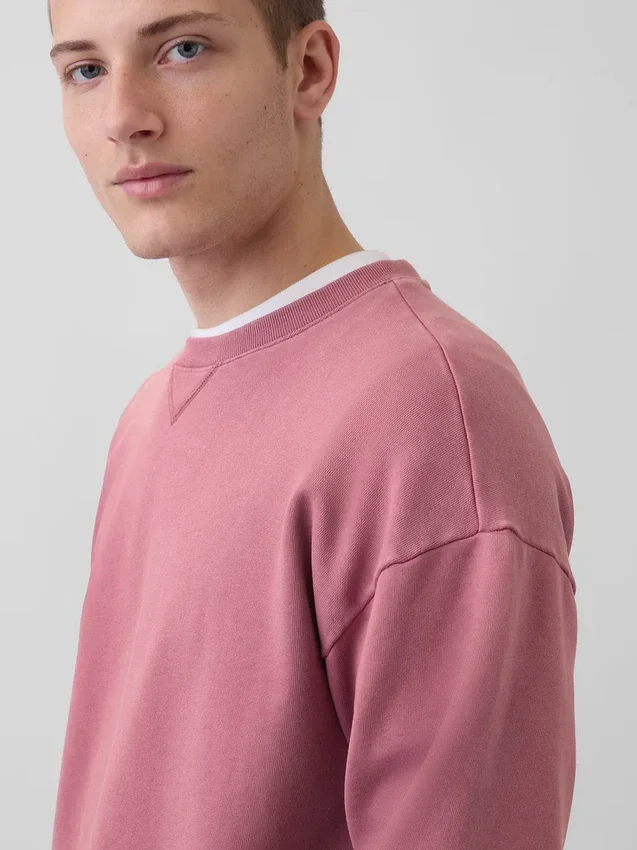 Φούτερ για ενήλικες από βαρύ φρεντς τερί σε oversized γραμμή