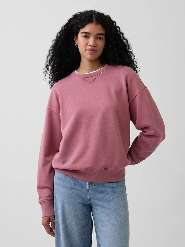 Φούτερ για ενήλικες από βαρύ φρεντς τερί σε oversized γραμμή