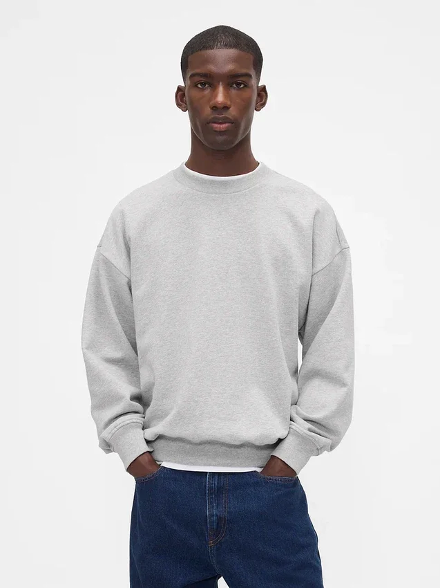 Φούτερ για ενήλικες, βαρύ, oversized
