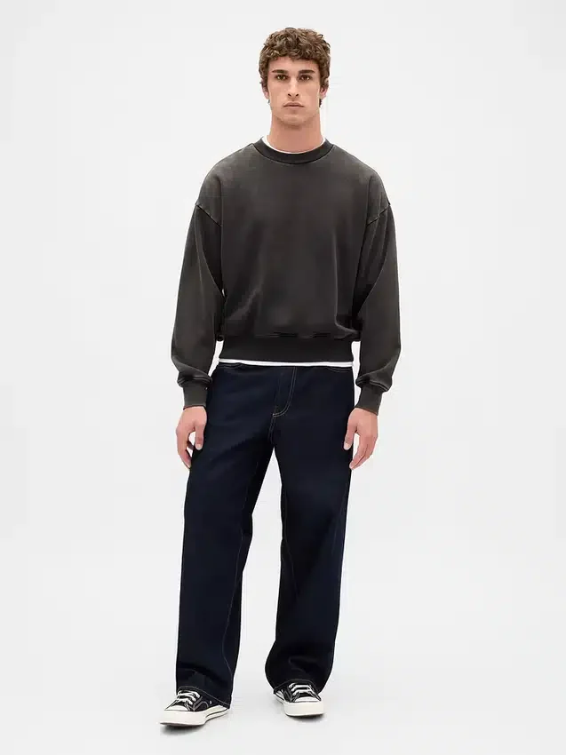 Φούτερ για ενήλικες, βαρύ, oversized