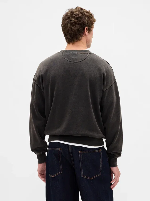 Φούτερ για ενήλικες, βαρύ, oversized