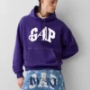 Φούτερ με κουκούλα GAP × Awake Ny, βαρέως τύπου, με υπερμεγέθη λογότυπο