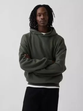 Φούτερ με κουκούλα για ενήλικες, βαρύ και oversized