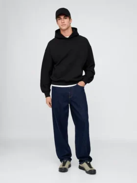 Φούτερ με κουκούλα για ενήλικες, βαρύ και oversized