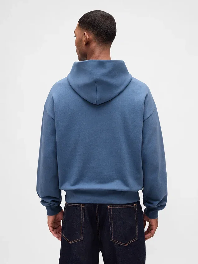 Φούτερ με κουκούλα για ενήλικες, βαρύ και oversized