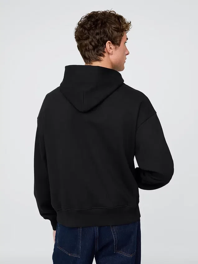 Φούτερ με κουκούλα για ενήλικες, βαρύ και oversized