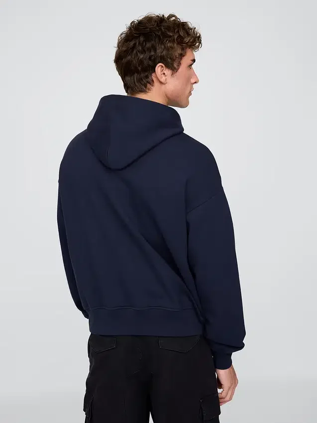 Φούτερ με κουκούλα για ενήλικες, βαρύ και oversized
