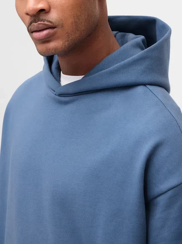 Φούτερ με κουκούλα για ενήλικες, βαρύ και oversized
