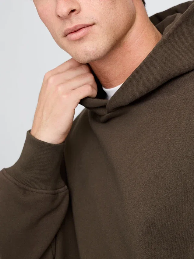 Φούτερ με κουκούλα για ενήλικες, βαρύ και oversized