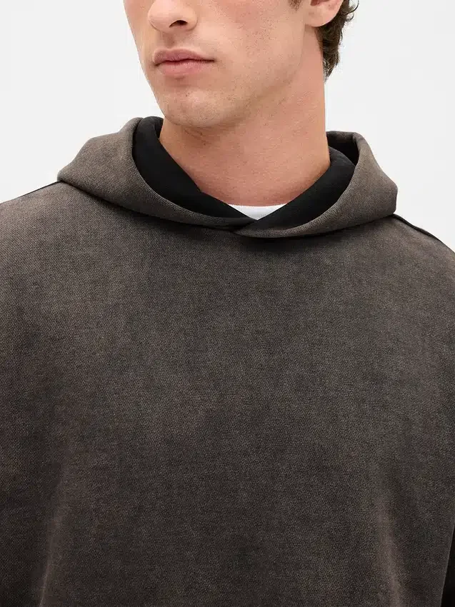 Φούτερ με κουκούλα για ενήλικες, βαρύ και oversized