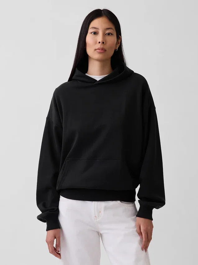 Φούτερ με κουκούλα για ενήλικες, βαρύ και oversized