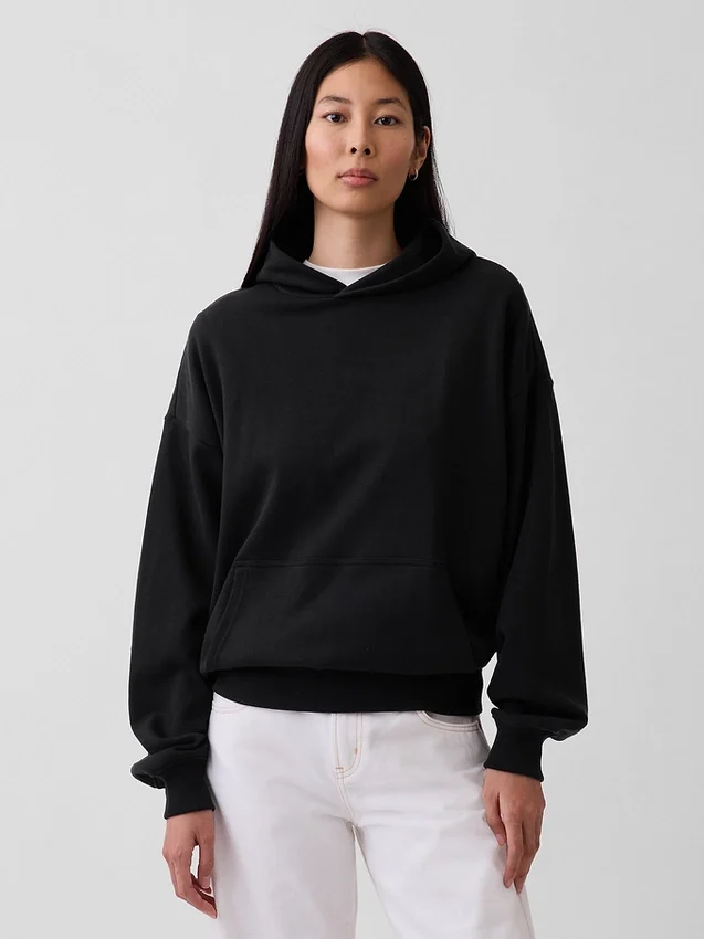 Φούτερ με κουκούλα για ενήλικες, βαρύ και oversized