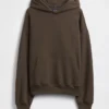 Φούτερ με κουκούλα για ενήλικες, βαρύ και oversized