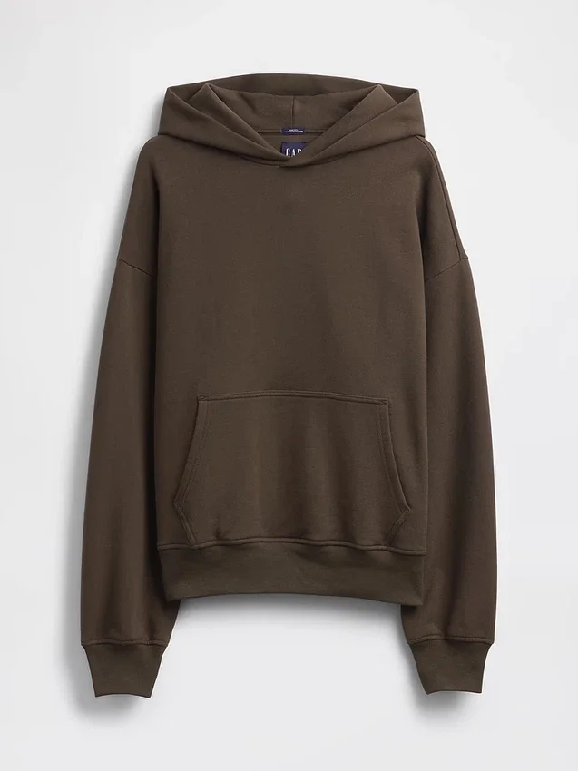 Φούτερ με κουκούλα για ενήλικες, βαρύ και oversized