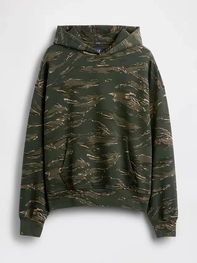 Φούτερ με κουκούλα για ενήλικες, βαρύ και oversized