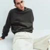 Φούτερ με κουκούλα για ενήλικες, βαρύ και oversized