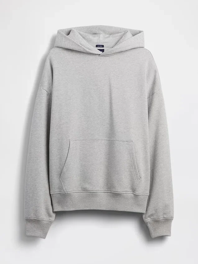 Φούτερ με κουκούλα για ενήλικες, βαρύ και oversized