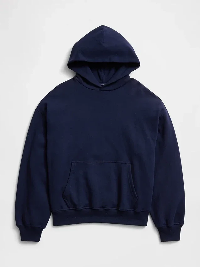 Φούτερ με κουκούλα για ενήλικες, βαρύ και oversized