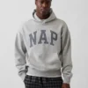 Φούτερ με κουκούλα για ενήλικες Vintagesoft Nap Logo