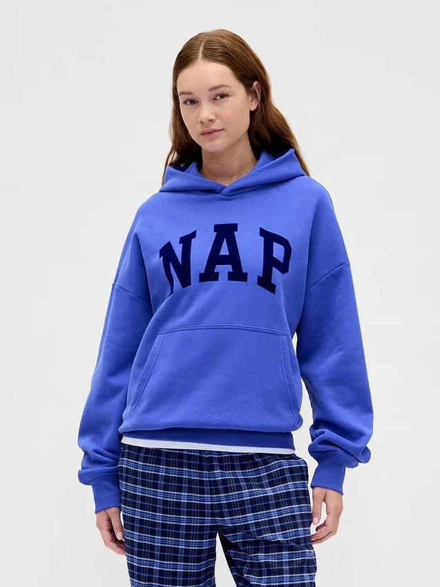 Φούτερ με κουκούλα για ενήλικες Vintagesoft Nap Logo
