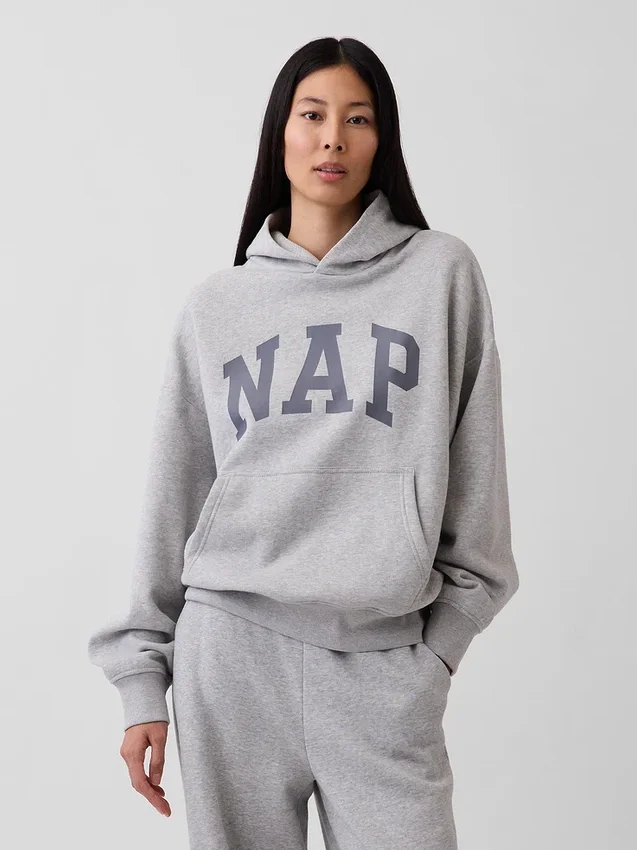 Φούτερ με κουκούλα για ενήλικες Vintagesoft Nap Logo