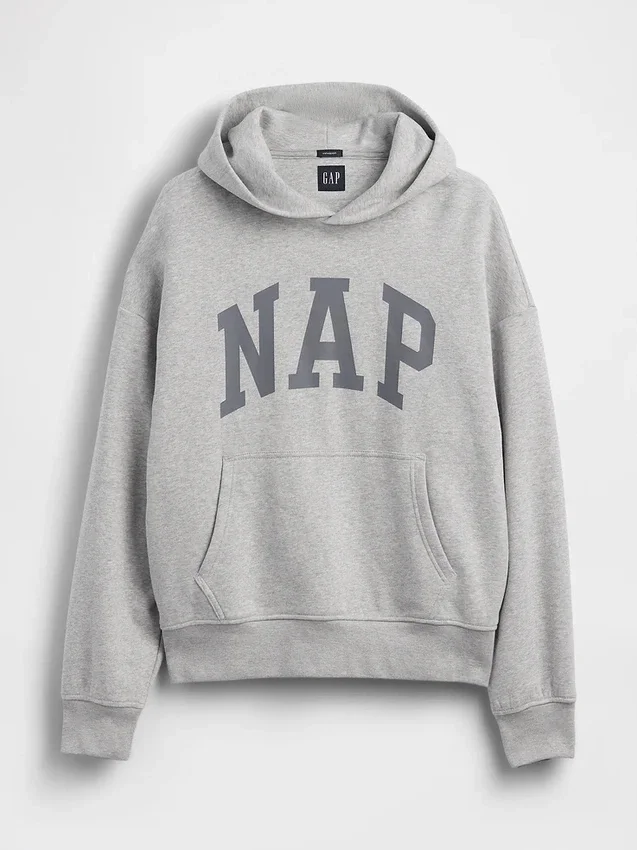 Φούτερ με κουκούλα για ενήλικες Vintagesoft Nap Logo