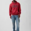 Φούτερ με κουκούλα για ενήλικες Vintagesoft Relaxed Logo